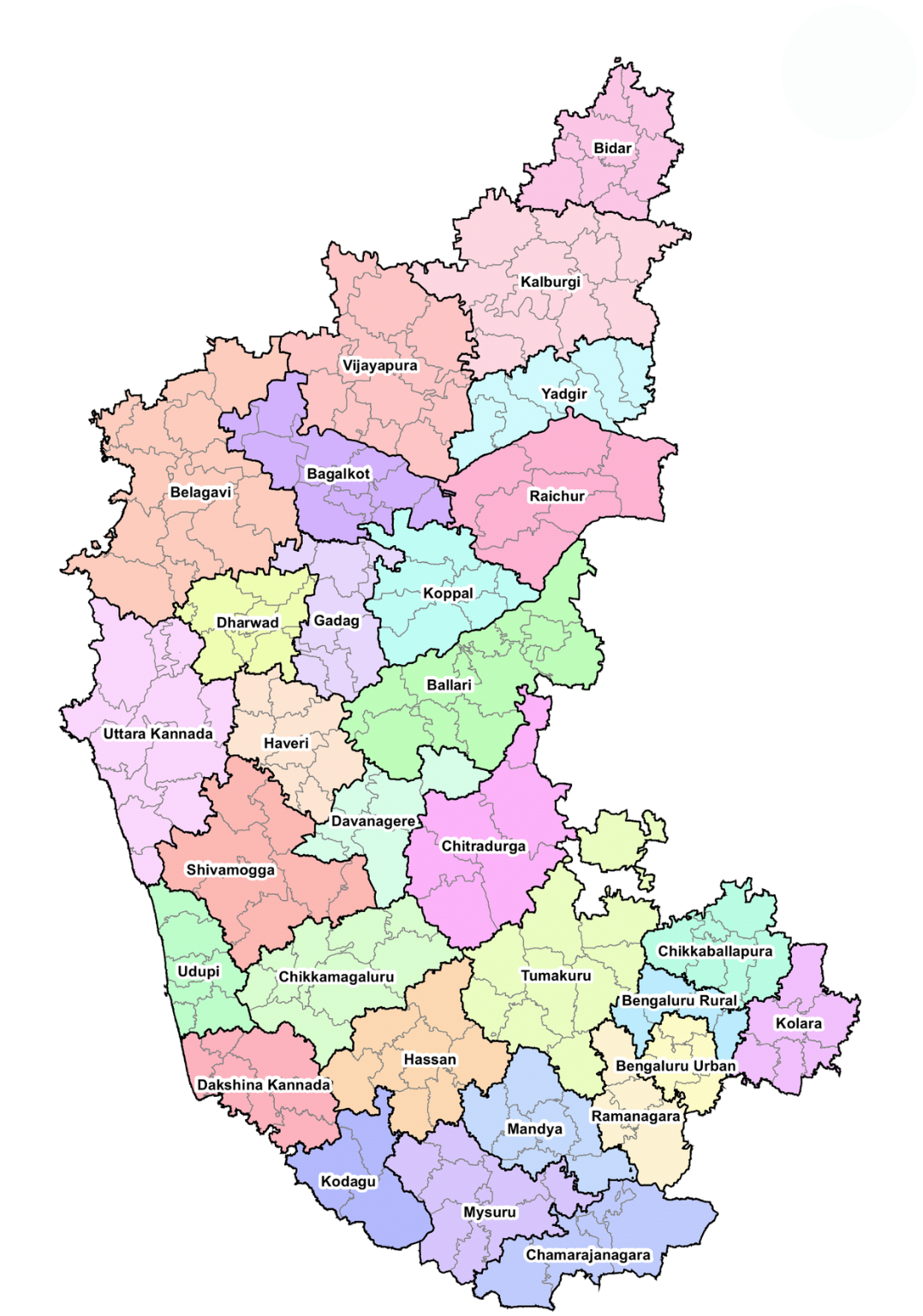 Karnataka Map